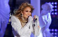 FILE PHOTO: Lopez Performs in Times Square on New Years Eve in New York City