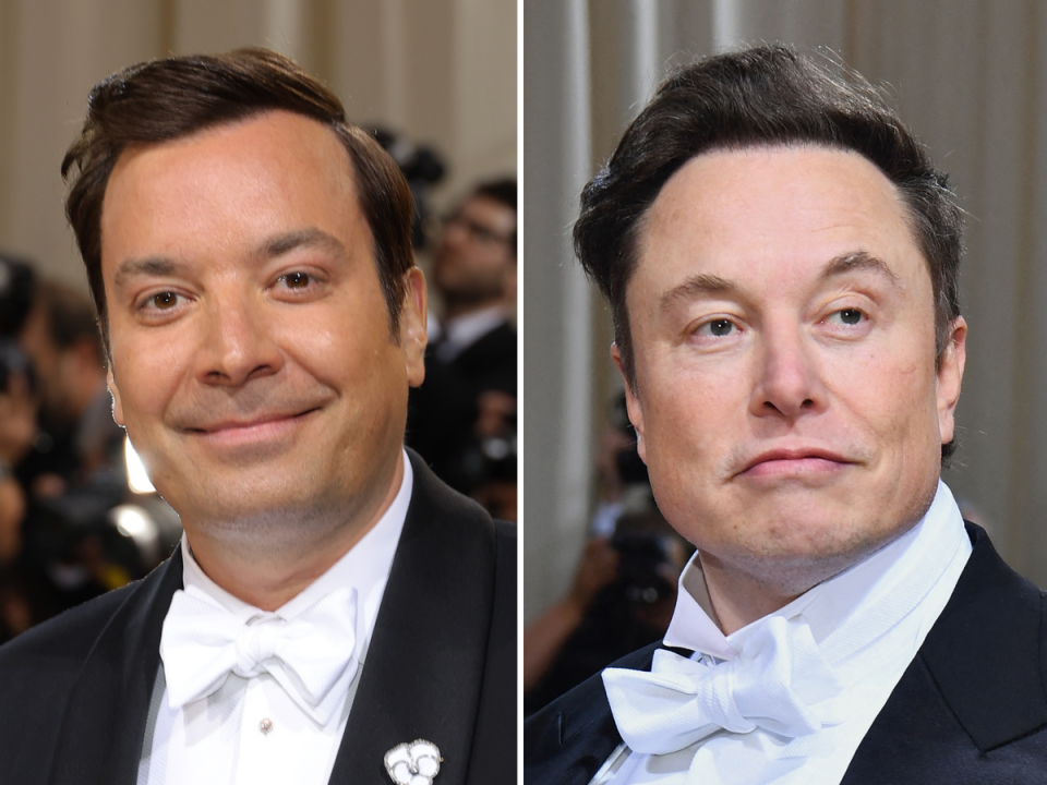 Jimmy Fallon and Elon Musk (Getty Images)