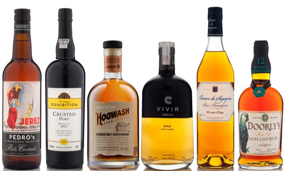 the best Whisky, rum, port and sherry