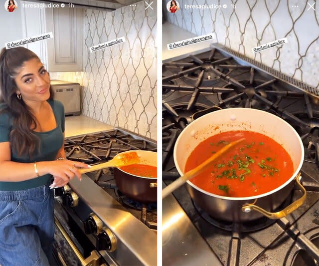 Teresa Giudice Milania Giudice Cooking First At Home 1