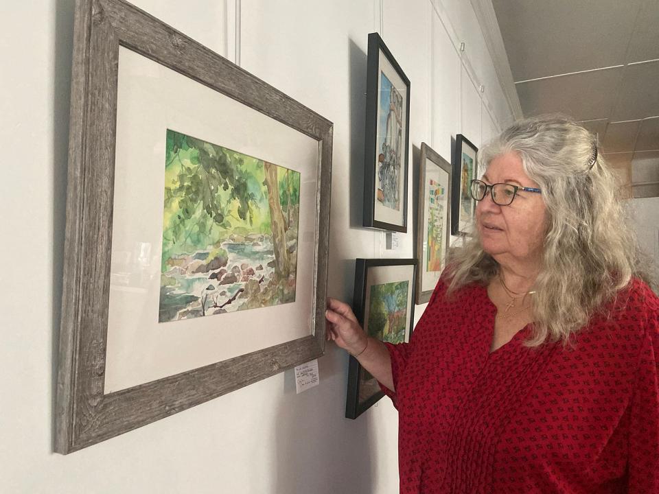 Artist Gail Suess-Brandow has a collection of work up at Open Door Gallery that she created in Chiapas, Mexico. The exhibit is up through the end of the month in celebration of Cinco de Mayo.