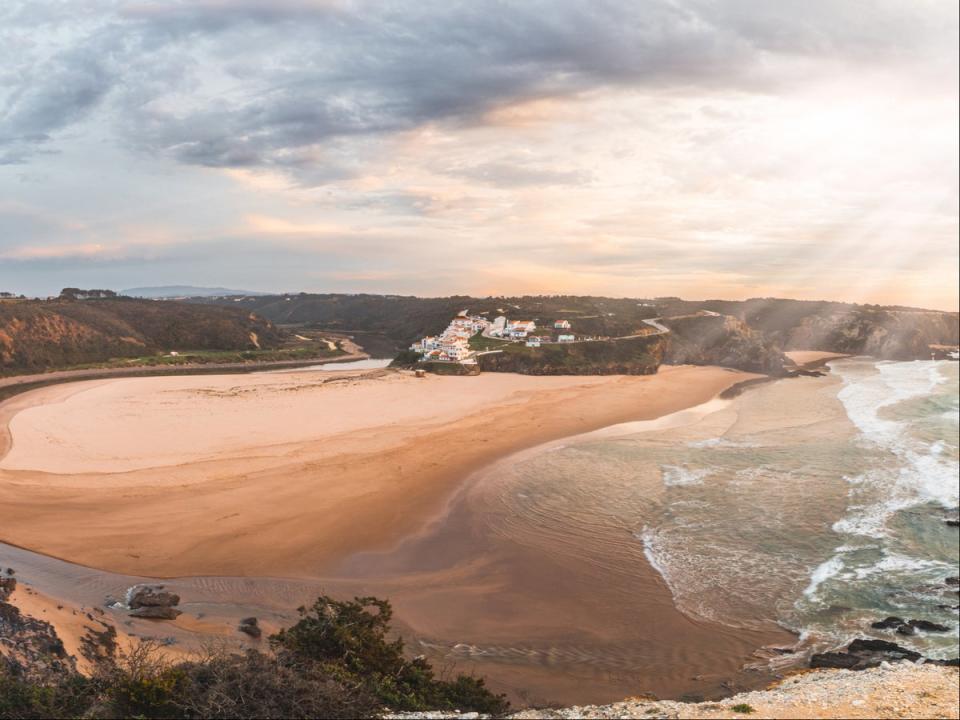 This beach straddles the border of the Algarve and Alentejo regions (Getty Images)