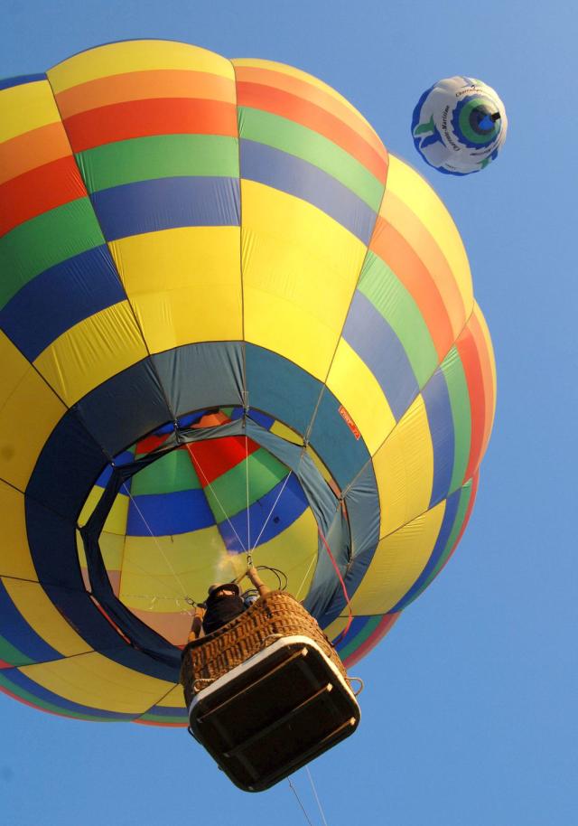 Virgil Hot Air Balloon hand gilded by the bms.