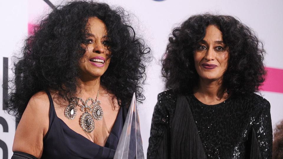 Tracee Ellis Ross and Diana Ross