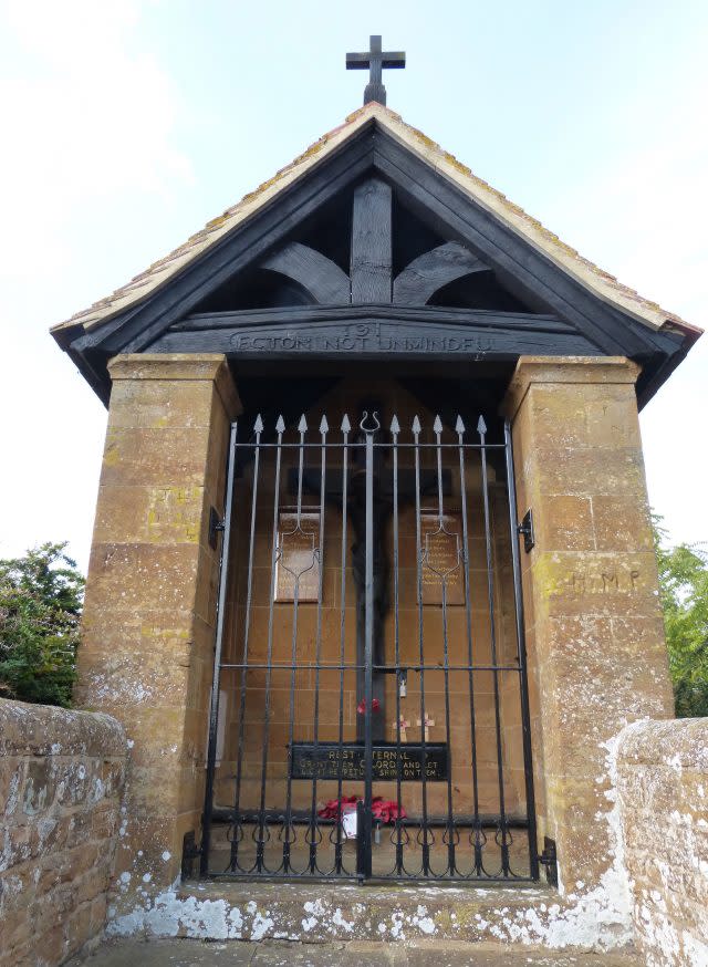 The Ecton War Memorial Shrine in Northampton