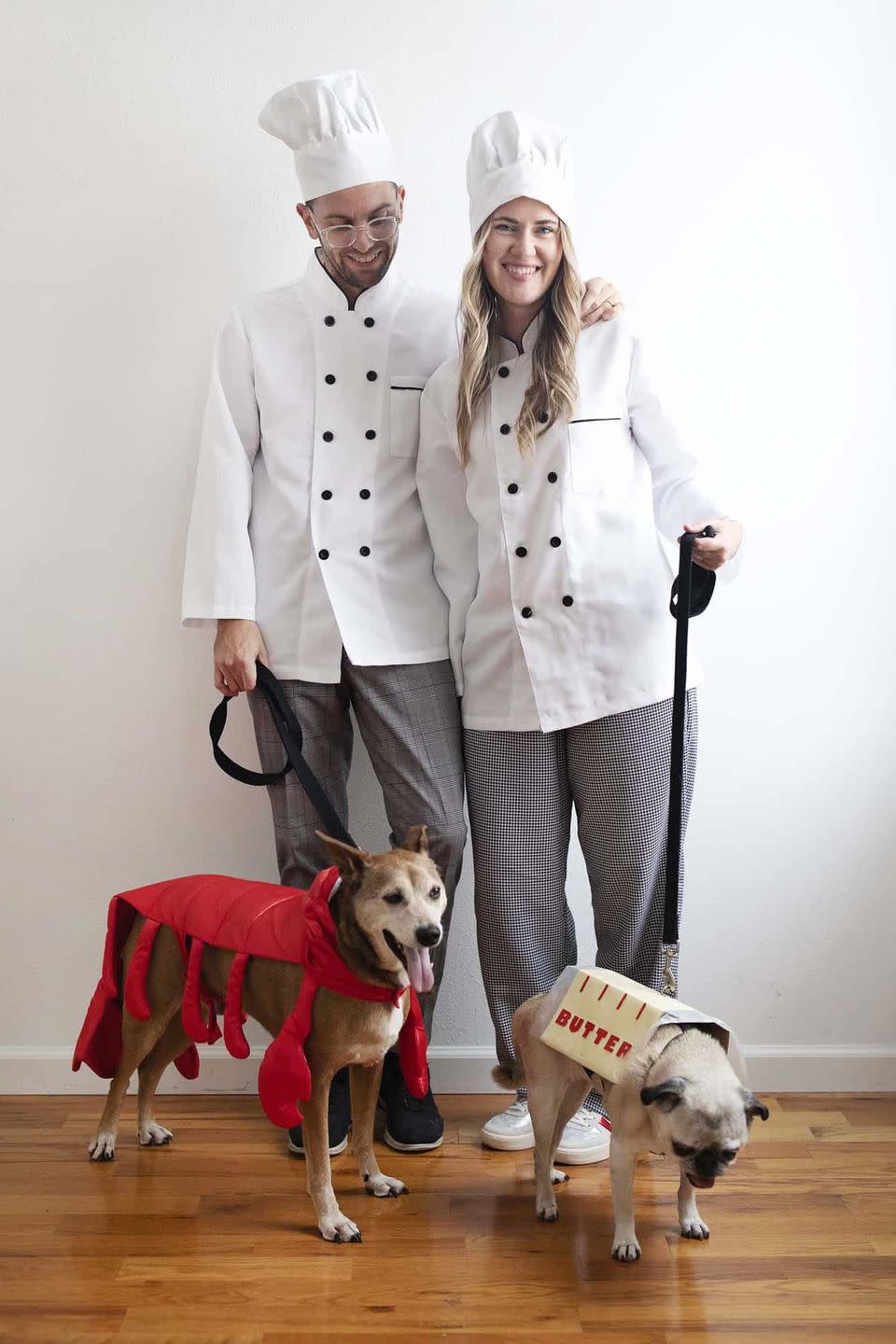 Lobster and Butter Dog Costume