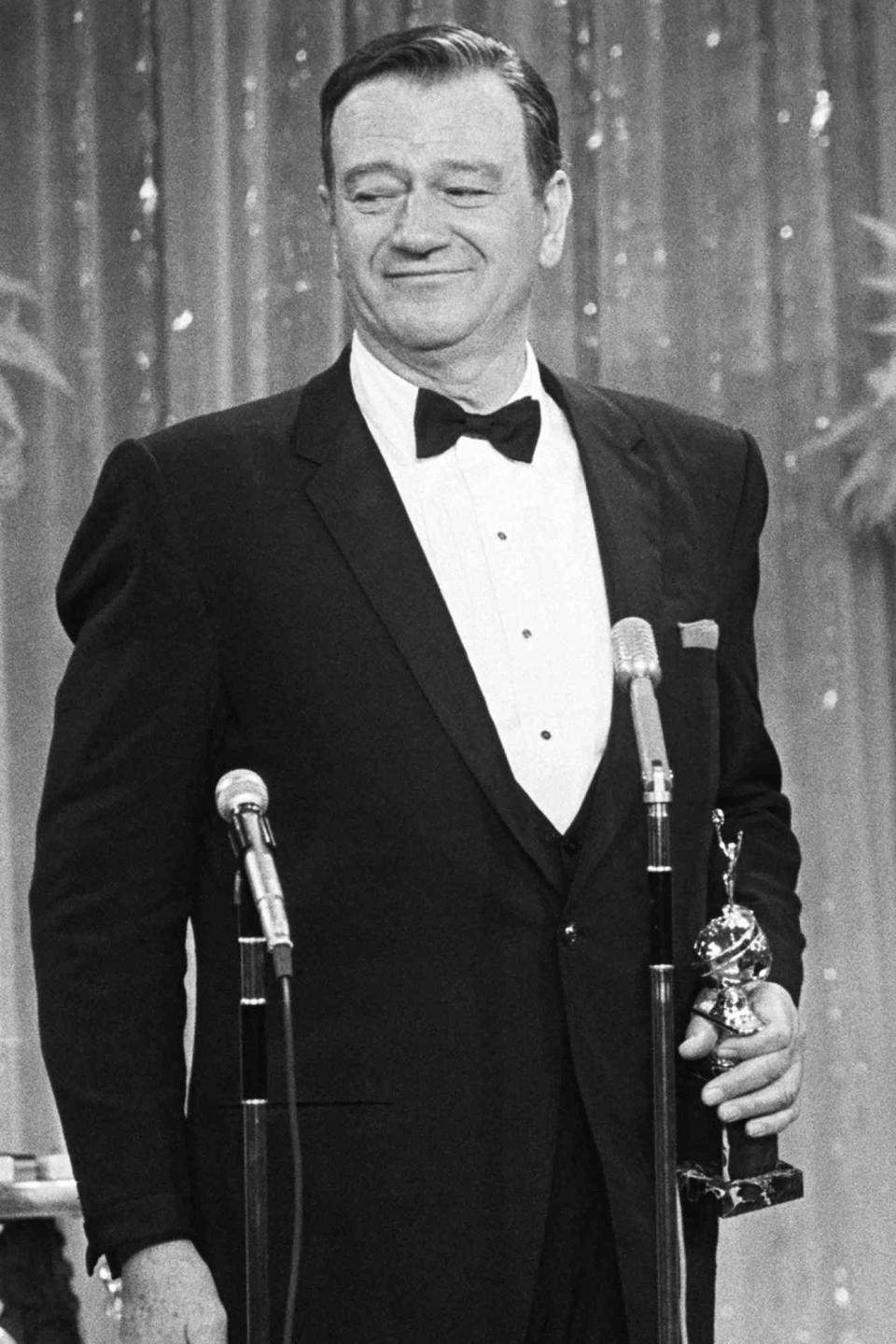 <p>John Wayne won the Cecil B. DeMille Award in 1966.</p>