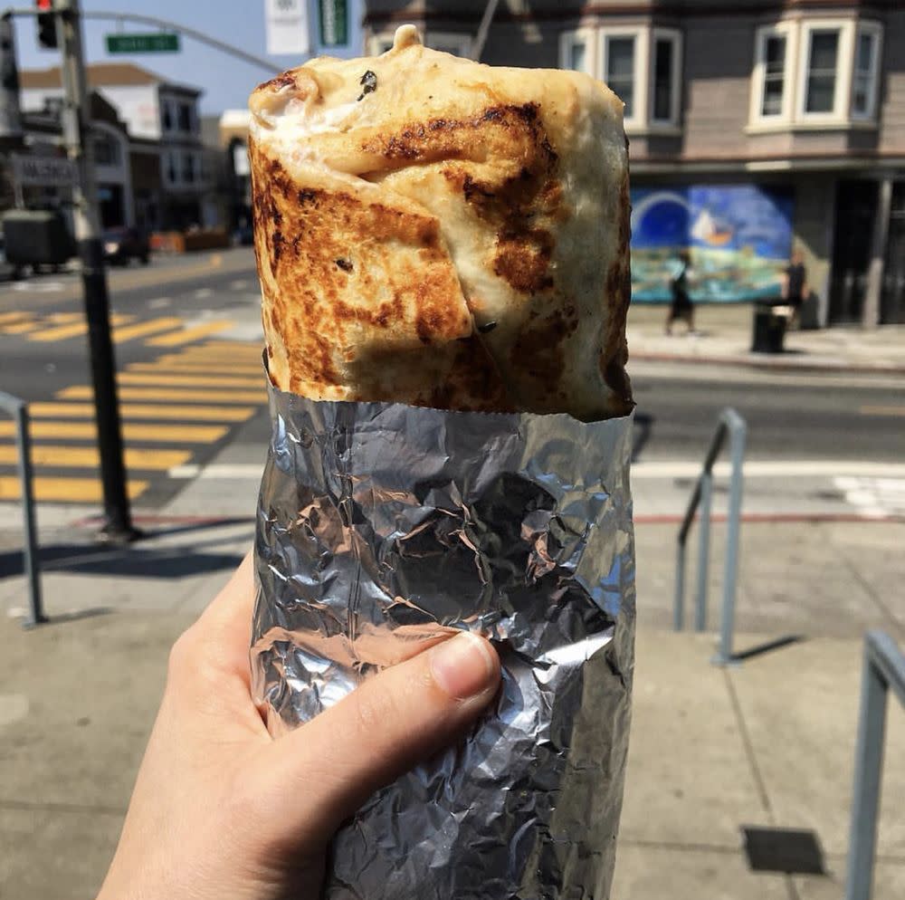 Carne Asada Super Burrito, La Taqueria, San Francisco, California