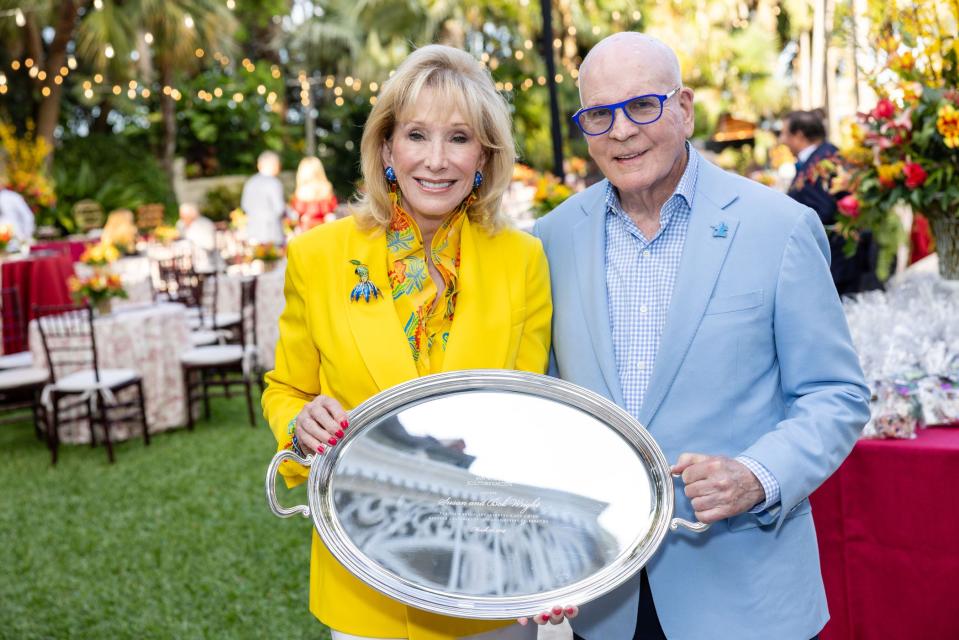 Former NBC Universal CEO and chairman Bob Wright and his wife, Susan, received the Ann Norton Award for Philanthropy on Wednesday. Two days earlier, Bob Wright received the annual William J. "Bill" Brooks Award from the Palm Beach Civic Association.
