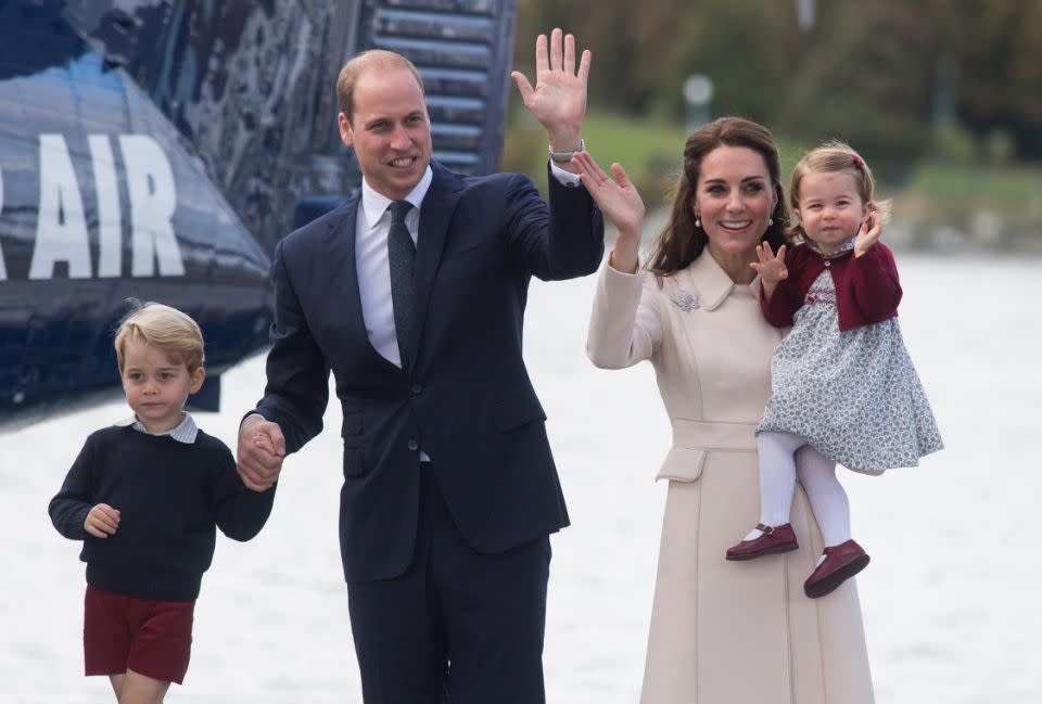 Prince William is by her side. Photo: Getty Images