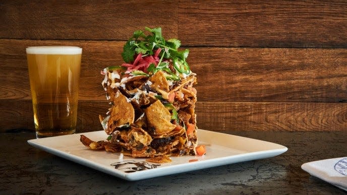 Guy Fieri's trash can nachos