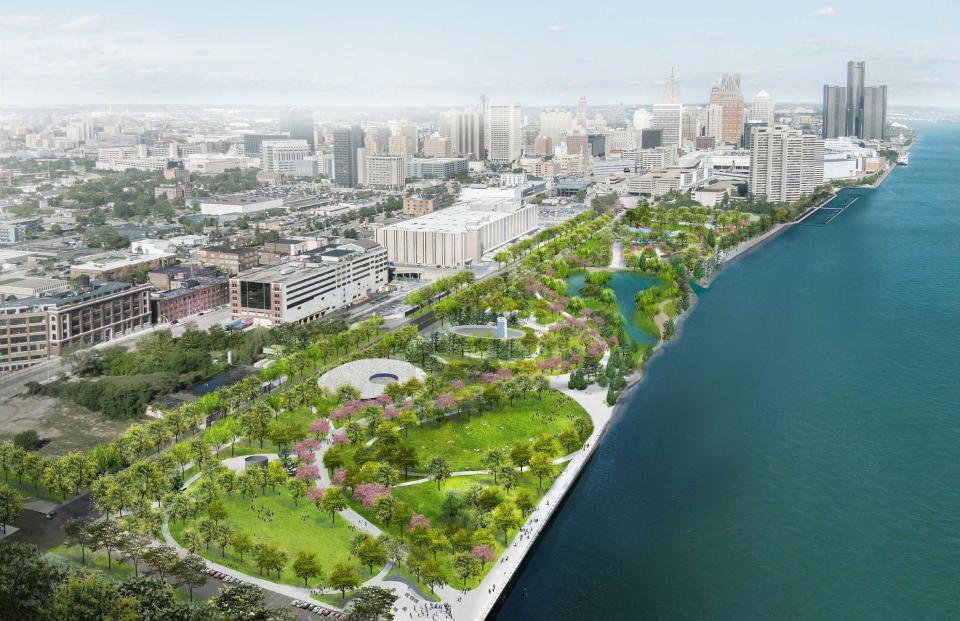 Rendering of the Ralph C. Wilson Jr. Centennial Park