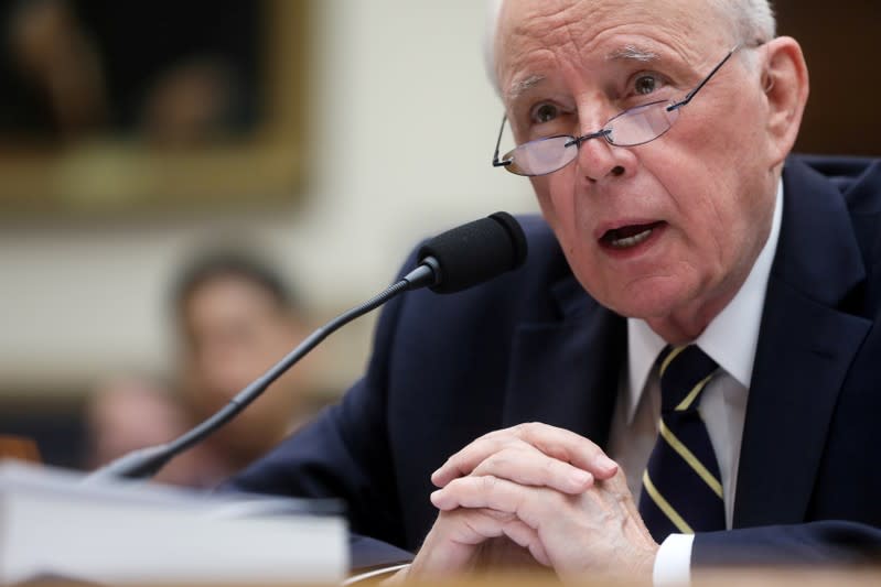 FILE PHOTO: Former White House counsel Dean testifies at House Judiciary Committee hearing on the Mueller report on Capitol Hill in Washington