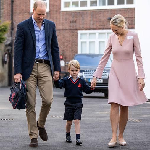 While mum Kate hasn't been spotted at school, sources say she's dedicated to school drop offs. Photo: Getty