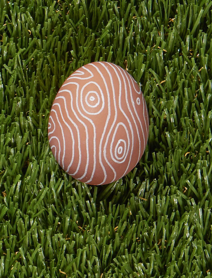 8) Faux Bois Easter Egg