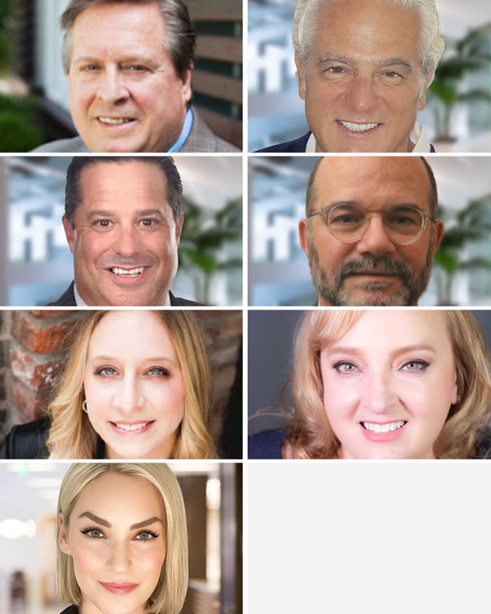 Howard Krant, David Levin, Lewis Stark, Richard Goldstein, Allison Krant, Jennifer Coyne and Ashley Greene