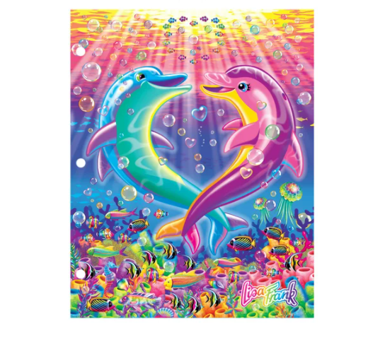 A playful folder from the one and only Lisa Frank! (Photo: Walmart)