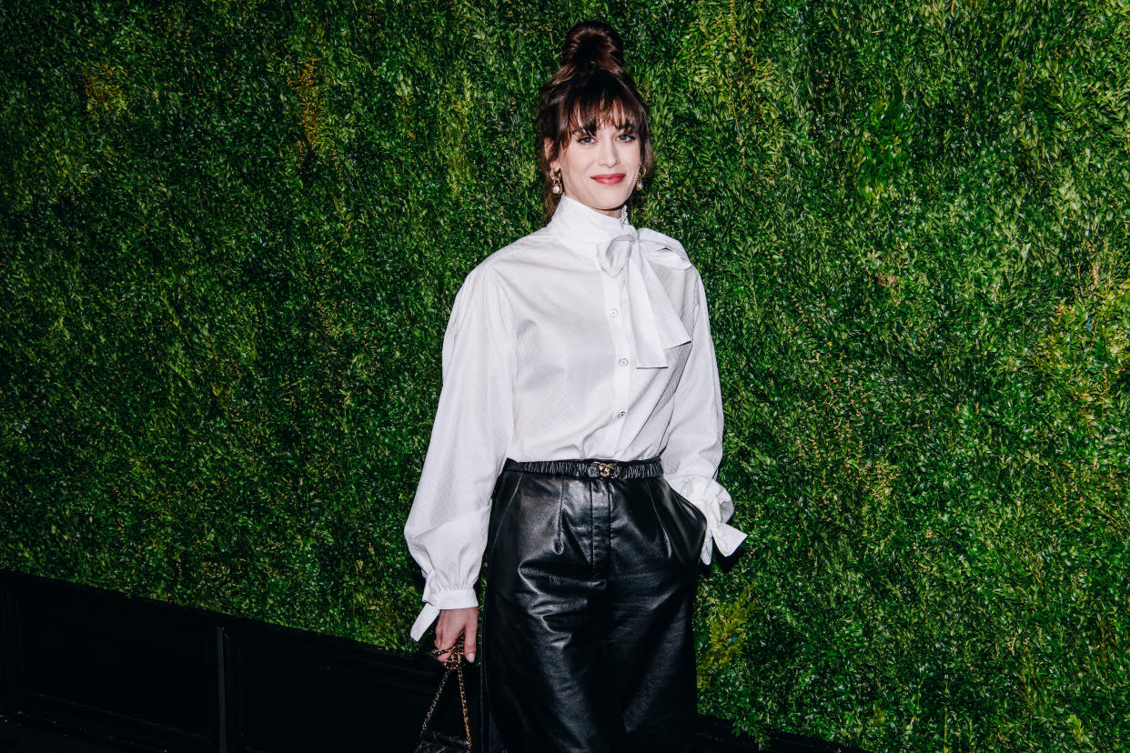 Lizzy Caplan at the Chanel Tribeca Festival Artists Dinner at Balthazar Restaurant on June 12, 2023 in New York, New York. (Photo by Nina Westervelt/Variety via Getty Images)
