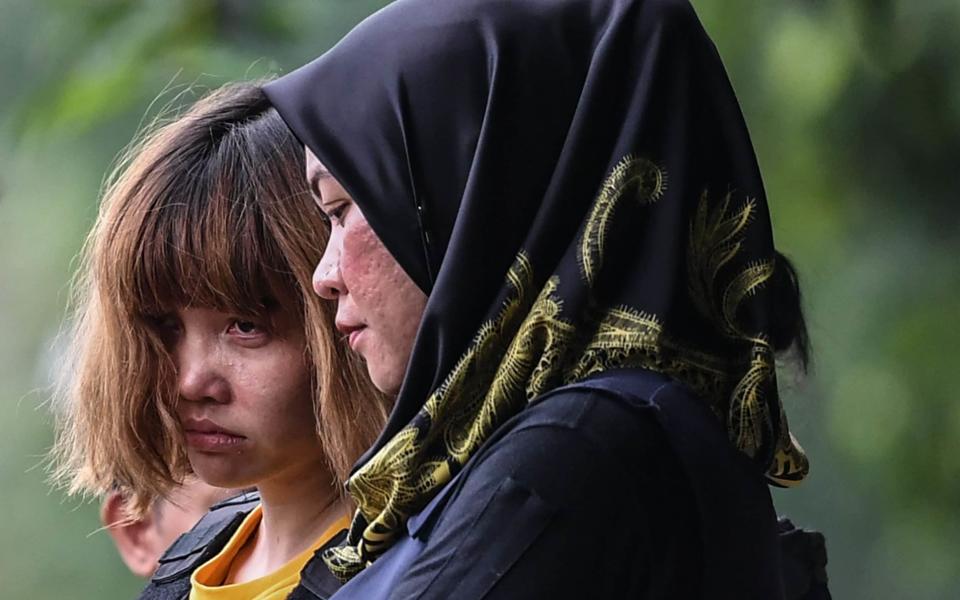 Doan Thi Huong, a Vietnamese citizen, is standing trial for the murder of Kim Jong-nam - AFP