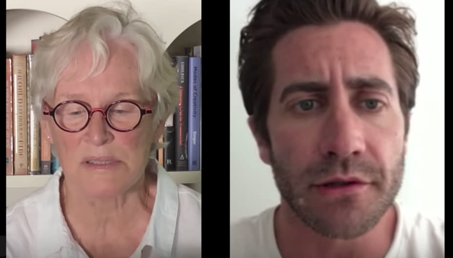 Glenn Close and Jake Gyllenhaal (Photo: YouTube/ACLU)