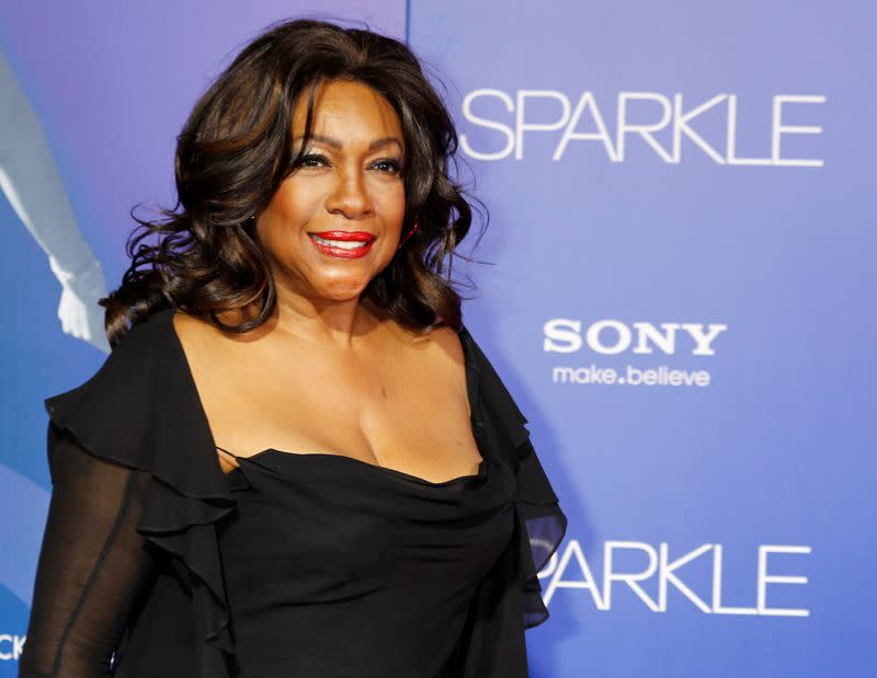 FILE PHOTO: Singer Mary Wilson, a founding member of the Motown female singing group The Supremes, arrives as a guest at the premiere of the new film "Sparkle\