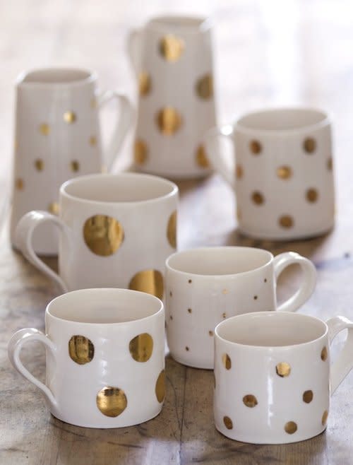 Gold Lustre Cups