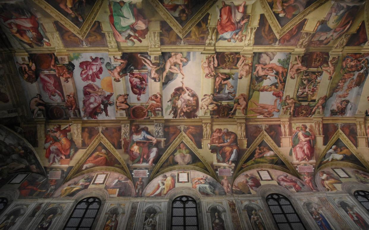 Michelangelo's Sistine Chapel ceiling features secret renderings of human anatomy - Carlos Tischler/SOPA Images/LightRocket/Getty