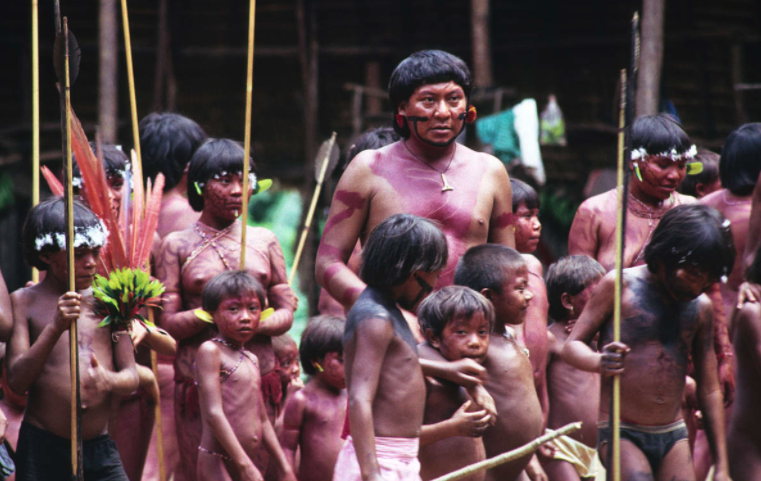 向來與世隔絕的巴西原住民，恐因疫情爆發生命受威脅，圖非當事人。（翻攝自survivalinternational.org）