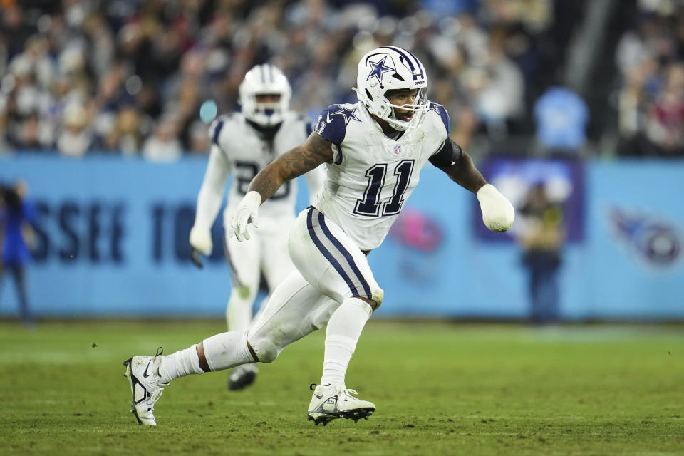 The Star Of The Cowboys Was Micah Parsons, As He Is A Top Class Defender And One Who Changes Course At Any Moment (Photo By: Cooper Neal / Getty Images)