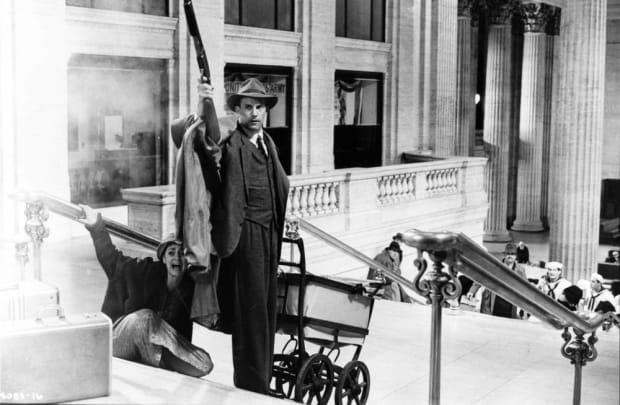 <p>Kevin Costner played Federal Treasury Agent Eliot Ness battling Al Caone's mob during prohibition Chicago in <em>The Untouchables</em></p>