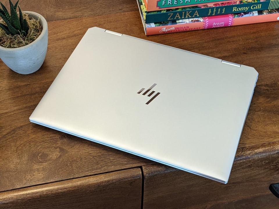 At 1.3kg, the HP spectre x360 is light, but sturdy enough to throw in a rucksack (Steve Hogarty/The Independent)