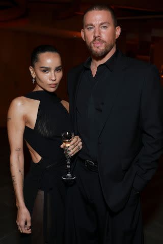 <p>Matt Winkelmeyer/Getty</p> Zoë Kravitz and Channing Tatum on March 8