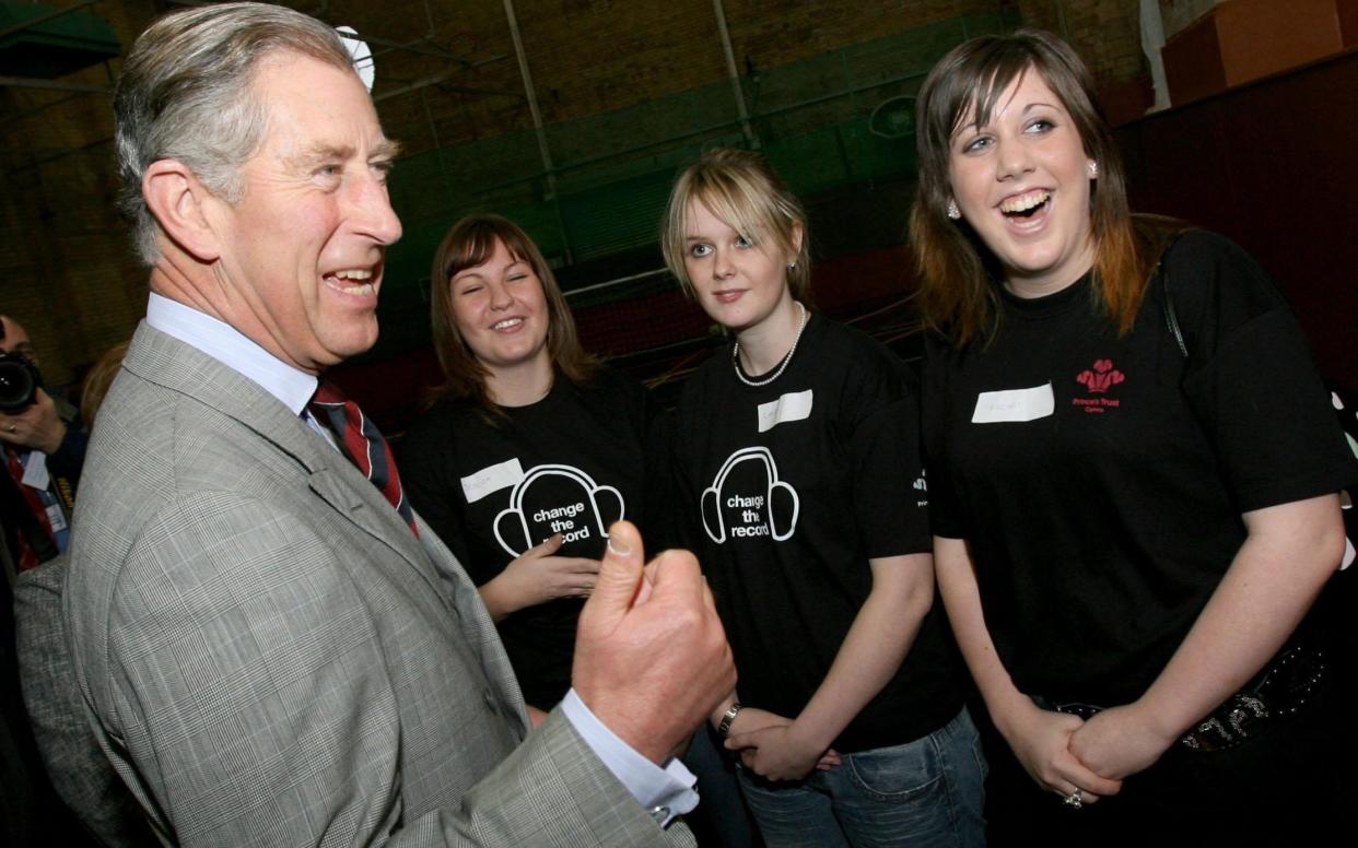 The Prince of Wales meets members of the Prince's Trust as he visits The Engine House Community Project in 2006 - PA/PA