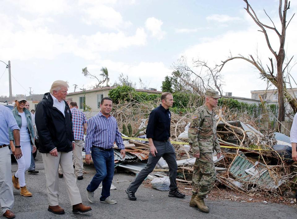 Trump: Puerto Rico no sufre "una catástrofe real"; como la del huracán Katrina
