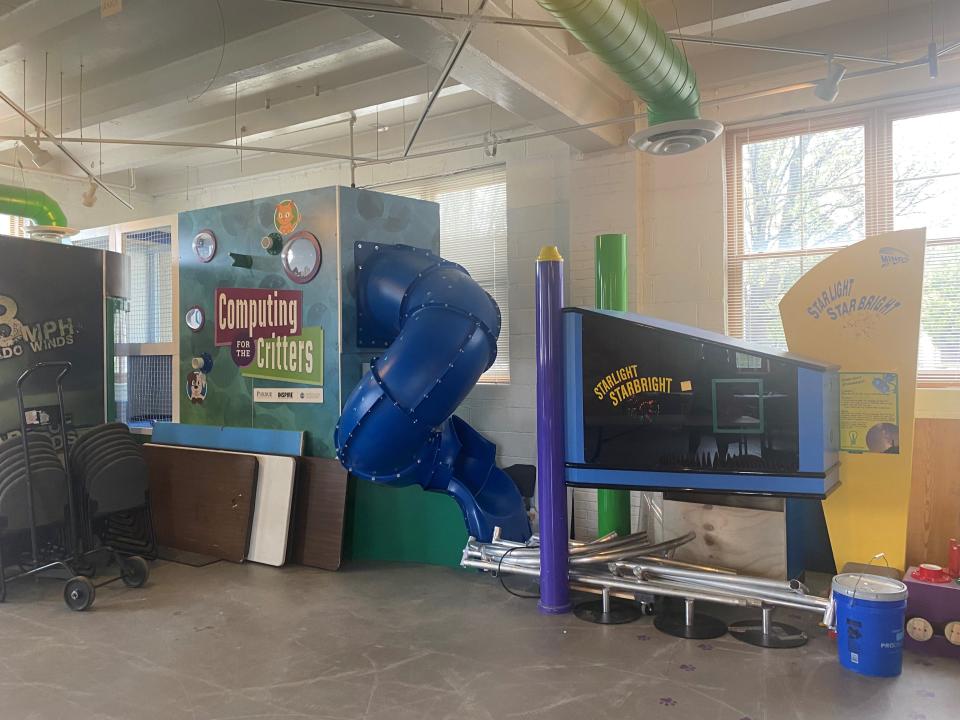 A look at some of the exhibits located in Imagination Station. This children's science center is looking to reopen in June after being closed for two years. April 28, 2022