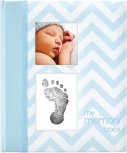 Pearhead First 5 Years Chevron Baby Memory Book