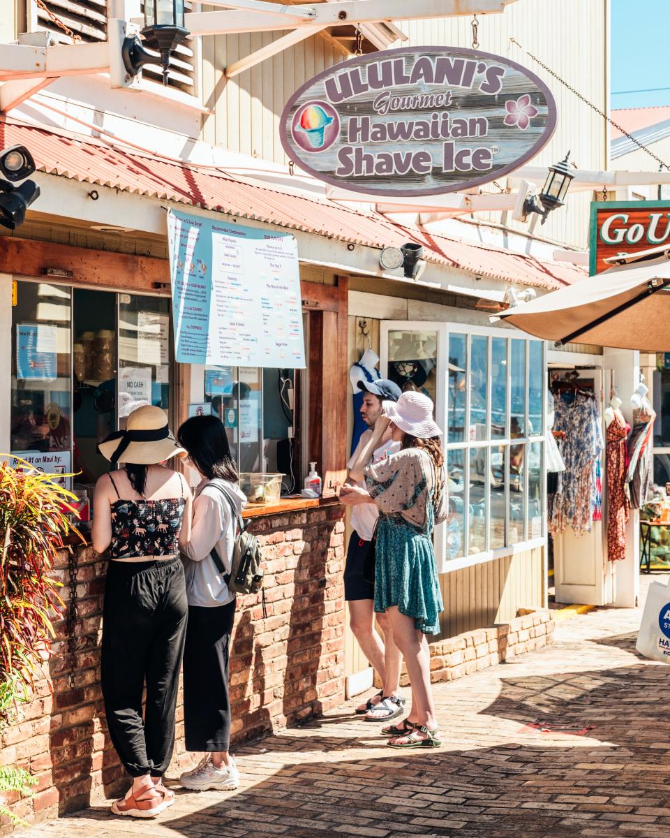 Shave ice is always in season at Ululani’s Hawaiian Shave Ice.