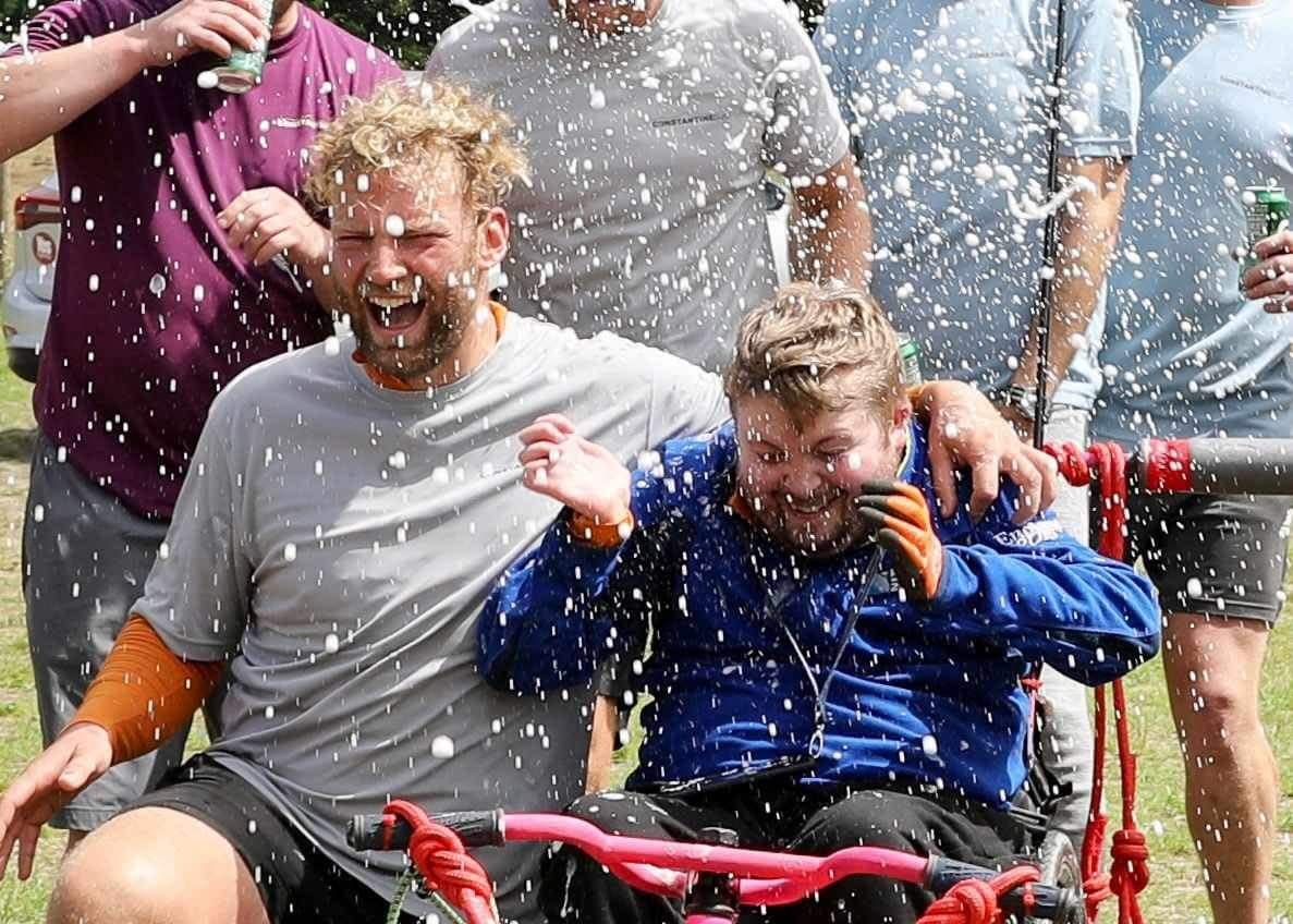 Max said climbing he was “massively excited” to climb the mountain (Max Levene/PA)