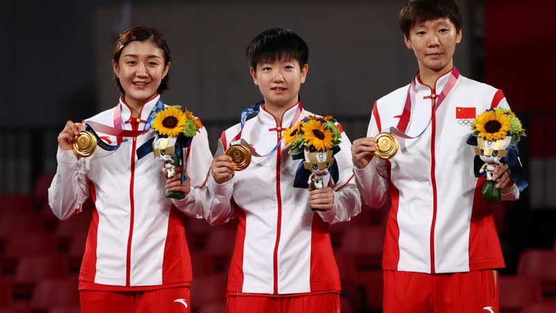 Table Tennis - Women's Team - Medal Ceremony