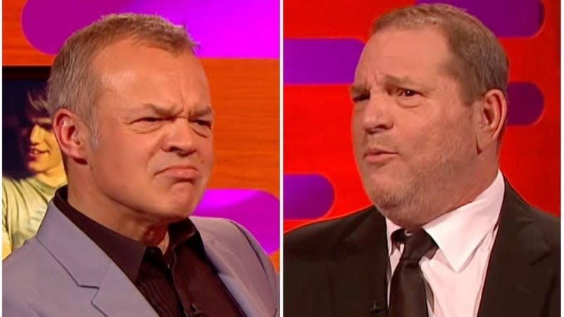 Graham Norton recalls Harvey Weinstein forcing himself onto his talk show