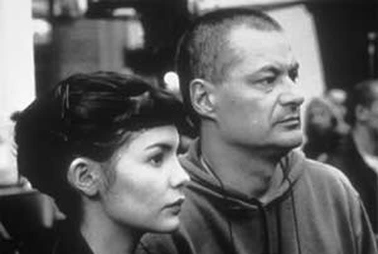 Audrey Tautou y Jean-Pierre Jeunet, durante el rodaje de la película estrenada en 2001