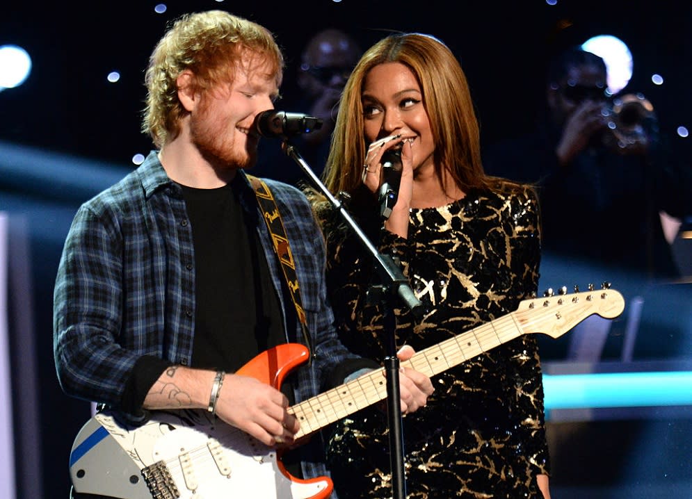 Ed Sheeran revealed the weird way he gets in touch with Beyoncé