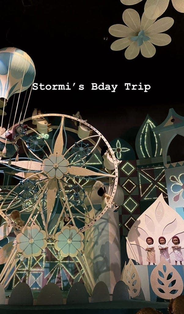 kylie jenner stormi bday disney trip