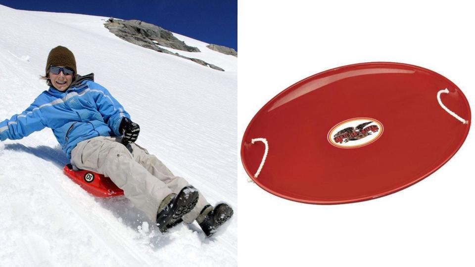 best places you can buy sleds and snow tubes: Walmart