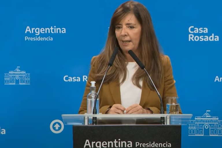 Gabriela Cerruti, la portavoz de la Presidencia