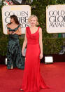 Golden Globes 2013: Alison Pill was one of the many stars rocking the red trend on the night © Getty