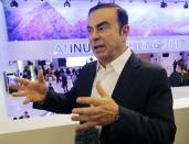 Nissan Chief Executive Carlos Ghosn speakson the second day of the annual meeting of the World Economic Forum in Davos, Switzerland, Tuesday, Jan. 17, 2017. (AP Photo/Michel Euler)