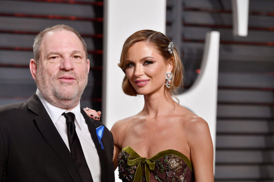 Weinstein and his <em>ex,</em> Georgina Chapman.<em> (Photo: Getty)</em>