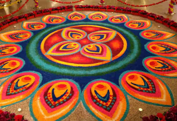 prize winning rangoli designs with theme