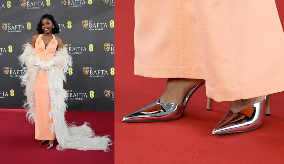 BAFTAs, BAFTA Awards, celebrity style, red carpet fashion, Ayo Edebiri